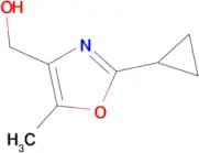 (2-Cyclopropyl-5-methyl-1,3-oxazol-4-yl)methanol