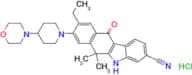 5H-Benzo[b]carbazole-3-carbonitrile, 9-ethyl-6,11-dihydro-6,6-dimethyl-8-[4-(4-morpholinyl)-1-pipe…