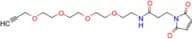 3-(2,5-Dioxo-2,5-dihydro-1H-pyrrol-1-yl)-N-(3,6,9,12-tetraoxapentadec-14-yn-1-yl)propanamide