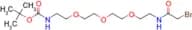 Tert-Butyl (1-bromo-2-oxo-6,9,12-trioxa-3-azatetradecan-14-yl)carbamate