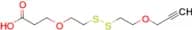 3-(2-((2-(Prop-2-yn-1-yloxy)ethyl)disulfanyl)ethoxy)propanoic acid