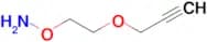 O-(2-(Prop-2-yn-1-yloxy)ethyl)hydroxylamine