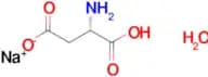 Sodium (S)-3-amino-3-carboxypropanoate hydrate