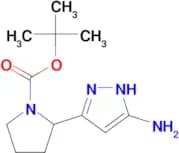 Tert-Butyl 2-(5-amino-1H-pyrazol-3-yl)pyrrolidine-1-carboxylate