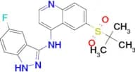 6-(tert-Butylsulfonyl)-N-(5-fluoro-1H-indazol-3-yl)quinolin-4-amine