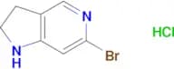 6-Bromo-2,3-dihydro-1H-pyrrolo[3,2-c]pyridine hydrochloride