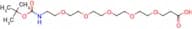 2,2-Dimethyl-4-oxo-3,8,11,14,17,20-hexaoxa-5-azatricosan-23-oic acid