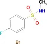 3-Bromo-4-fluoro-N-methyl-benzenesulfonamide