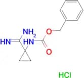 Benzyl N-(1-carbamimidoylcyclopropyl)carbamate;hydrochloride