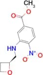Methyl 4-nitro-3-[[(2S)-oxetan-2-yl]methylamino]benzoate