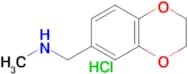 1-(2,3-Dihydrobenzo[b][1,4]dioxin-6-yl)-N-methylmethanamine hydrochloride