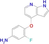 4-((1H-PYRROLO[2,3-B]PYRIDIN-4-YL)OXY)-3-FLUOROANILINE