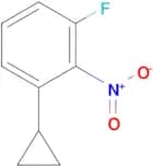 1-Cyclopropyl-3-fluoro-2-nitrobenzene