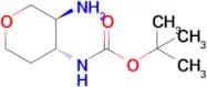 Tert-Butyl ((3S,4R)-3-aminotetrahydro-2H-pyran-4-yl)carbamate