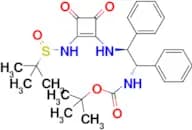 Tert-butyl N-[(1S,2S)-2-({2-[(2-methylpropane-2-sulfinyl)amino]-3,4-dioxocyclobut-1-en-1-yl}amino)…