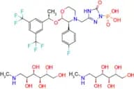 Bis((2R,3R,4R,5S)-6-(methylamino)hexane-1,2,3,4,5-pentol); (3-{[(2R,3S)-2-[(1R)-1-[3,5-bis(trifluo…