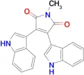 1H-Pyrrole-2,5-dione, 3,4-di-1H-indol-3-yl-1-methyl-