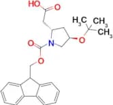 2-((2S,4R)-1-(((9H-Fluoren-9-yl)methoxy)carbonyl)-4-(tert-butoxy)pyrrolidin-2-yl)acetic acid