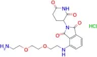 4-((2-(2-(2-Aminoethoxy)ethoxy)ethyl)amino)-2-(2,6-dioxopiperidin-3-yl)isoindoline-1,3-dione hydro…