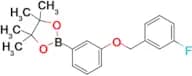 2-(3-((3-Fluorobenzyl)oxy)phenyl)-4,4,5,5-tetramethyl-1,3,2-dioxaborolane