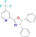 (4S,5R)-4,5-Diphenyl-2-(4-(trifluoromethyl)pyridin-2-yl)-4,5-dihydrooxazole