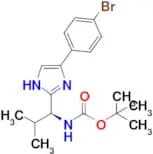 Tert-butyl N-[(1S)-1-[4-(4-bromophenyl)-1H-imidazol-2-yl]-2-methylpropyl]carbamate