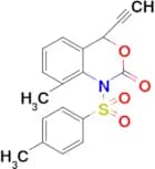4-Ethynyl-1,4-dihydro-8-methyl-1-[(4-methylphenyl)sulfonyl]-2H-3,1-benzoxazin-2-one