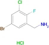 (5-Bromo-3-chloro-2-fluorophenyl)methanamine hydrochloride