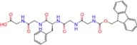 (S)-11-Benzyl-1-(9H-fluoren-9-yl)-3,6,9,12,15-pentaoxo-2-oxa-4,7,10,13,16-pentaazaoctadecan-18-oic…
