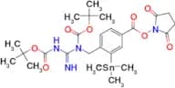2,5-Dioxopyrrolidin-1-yl 4-((1,3-bis(tert-butoxycarbonyl)guanidino)methyl)-3-(trimethylstannyl)ben…