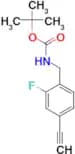 Tert-Butyl (4-ethynyl-2-fluorobenzyl)carbamate