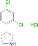 3-(2,4-Dichlorophenyl)pyrrolidine hydrochloride
