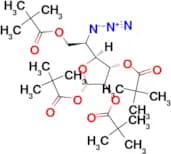 (2S,3R,4S,5S)-5-((R)-1-Azido-2-(pivaloyloxy)ethyl)tetrahydrofuran-2,3,4-triyl tris(2,2-dimethylpro…