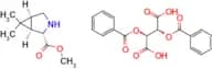 Methyl (1R,2S,5S)-6,6-dimethyl-3-azabicyclo[3.1.0]hexane-2-carboxylate (2S,3S)-2,3-bis(benzoyloxy)…