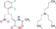 Tributylamine (S,Z)-2-acetamido-5-(2,3-difluorophenyl)-6-nitrohex-2-enoate
