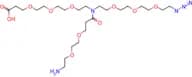 N-(Azido-PEG3)-N-(PEG2-amine)-PEG3-acid