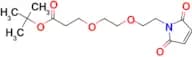 Mal-PEG2-C2-Boc