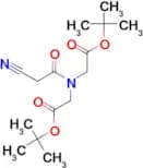 Di-tert-butyl 2,2'-((2-cyanoacetyl)azanediyl)diacetate