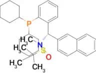 [S(R)]-N-[(S)-[2-(Dicyclohexylphosphino)phenyl]-2-naphthalenylmethyl]-N,2-dimethyl-2-propanesulfin…
