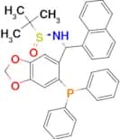 [S(R)]-N-[(R)-[6-(Diphenylphosphino)benzo[d][1,3]dioxol-5-yl]-1-naphthalenylmethyl]-2-methyl-2-pro…