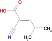 2-Cyano-4-methylpent-2-enoic acid