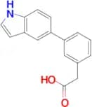 2-(3-(1h-Indol-5-yl)phenyl)aceticacid