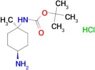 Tert-Butyl cis-N-(4-amino-1-methyl-cyclohexyl)carbamate hydrochloride