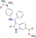 (Z)-Methyl 3-(((4-acetamidophenyl)amino)(phenyl)methylene)-2-oxoindoline-6-carboxylate (Nintedanib…