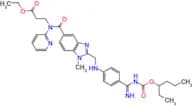 Ethyl 3-(2-(((4-(N-((hexan-3-yloxy)carbonyl)carbamimidoyl)phenyl)amino)methyl)-1-methyl-N-(pyridin…