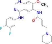 (E)-N-(4-((3,4-Difluorophenyl)amino)-7-methoxyquinazolin-6-yl)-4-(piperidin-1-yl)but-2-enamide (Da…