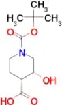 Rel-(3R,4R)-1-(tert-Butoxycarbonyl)-3-hydroxypiperidine-4-carboxylic acid