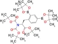 Tert-Butyl (S)-3-(2,4-bis(4,4,5,5-tetramethyl-1,3,2-dioxaborolan-2-yl)phenyl)-2-(N-bis(tert-butoxy…