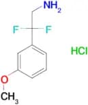 2,2-Difluoro-2-(3-methoxyphenyl)ethan-1-amine (hydrochloride)