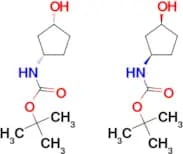 Tert-butyl ((1R,3S)-3-hydroxycyclopentyl)carbamate compound with tert-butyl ((1S,3R)-3-hydroxycycl…